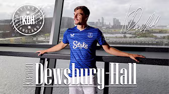 Kiernan Dewsbury-Hall signs for Everton! ✍️🔵 background