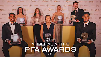 REPRESENTING THE ARSENAL 𫥠| PFA Awards 2025 đ | Mariona, Smith and more scoop awards đ background