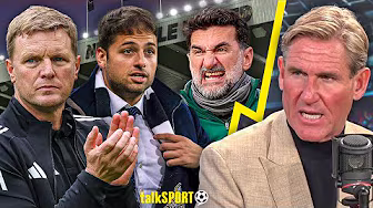 "UP YOUR GAME!" Simon Jordan tells Newcastle to DO BETTER in the transfer market after Sesko SNUB! backdrop