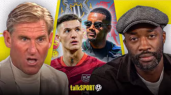 Simon Jordan DEBATES Isak & Šeško transfer saga, Man United, Daniel Levy & more! | Extra Time backdrop