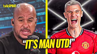"HE'S GOING TO MAN UTD!" Gabby Agbonlahor PREDICTS Sesko will REJECT Newcastle & join Man Utd!