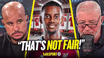 HEATED DEBATE! Ally and Gabby CLASH with Liverpool fan backing Isak's refusal to play for Newcastle background