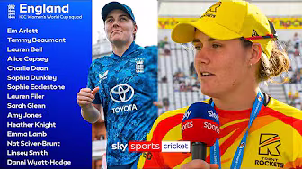 Nat Sciver-Brunt explains England's World Cup squad selections 🗺️