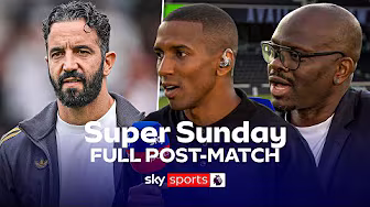 FULL Super Sunday post-match analysis! | Fulham 1-1 Manchester United background