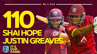 Powerful Partnership Under Pressure đ„ Shai Hope đ€ Justin Greaves | West Indies v Pakistan 3rd ODI