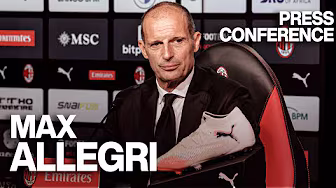 Conferenza Stampa | Massimiliano Allegri | Lecce-Milan background