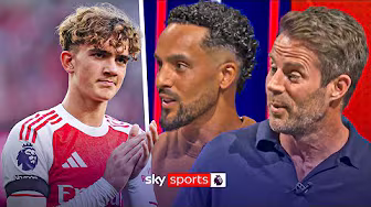 "He's going to be a SUPERSTAR." ЁЯТл Theo Walcott & Jamie Redknapp on Max Dowman's Arsenal debut background