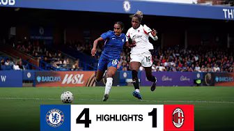 Test amichevole a Londra per le Rossonere | Chelsea 4-1 AC Milan | Highlights Femminile backdrop