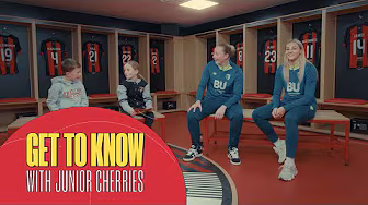 Hilarious interview with our Junior Cherries! Tom and Emilia meet Erin Bloomfield and Jenna Markham background