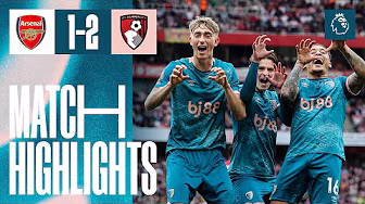 Huijsen and Evanilson score in FIRST EVER victory at the Emirates | Arsenal 1-2 AFC Bournemouth