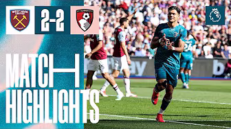 Evanilson nets BRACE as Cherries fightback in London | West Ham United 2-2 AFC Bournemouth background