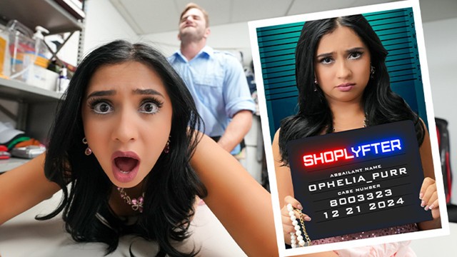 Shoplyfter! She Stole a Dress to Feel Better, So The Security Guard Got Her Naked