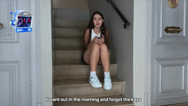 My New Neighbor Lost Her Keys But I Invited Her Over And Fucked Her Tight Pussy And Creampie