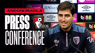 Andoni Iraola speaks on Spurs, transfer deadline and injury latest | Premier League Press Conference background