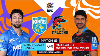 Condensed Match | Saint Lucia Kings vs Antigua And Barbuda Falcons | CPL 2025