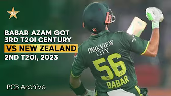 PCB Archive - Babar Azam Got 3rd T20I đŻ Century vs New Zealand | PAK vs NZ 2nd T20I 2023 | M2B2A background