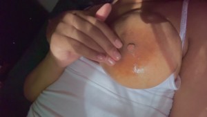18 years old latina so wet and horny in the morning
