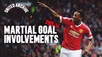 EVERY Anthony Martial Goal Involvement ЁЯдЭ | 2015/16 United Archive background