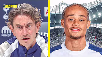 "We have a new international..." Thomas Frank REVEALS Spurs latest & answers Xavi Simons question
