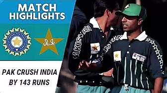 Saeed Anwar’s Near-Century | Afridi’s Fearless Hitting vs Kumble | Shoaib Akhtar Fiery Opening Spell