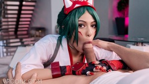 VR Conk: Busty Kiriko from Overwatch Video Game Fucked Anal in a Cosplay Parody | VR Porn