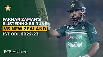 PCB Archive - Fakhar Zaman's fireworks with the bat | PAK vs NZ 1st ODI 2022-23 | MZ2A