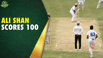 Ali Shan scores 100 | Hyderabad vs Karachi Whites | Hanif Mohammad Trophy 2025-26