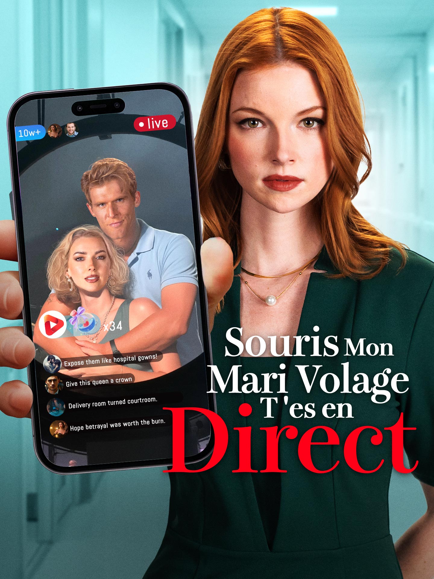 Souris Mon Mari Volage T'es en Direct poster