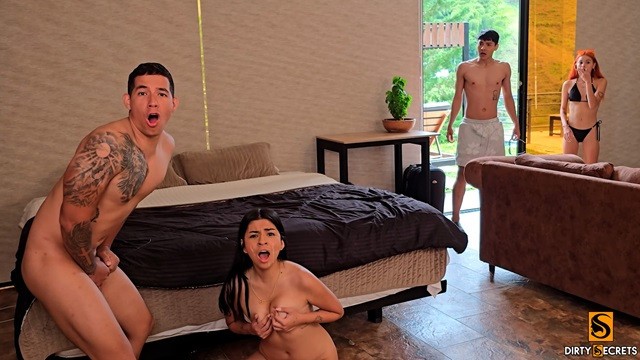 WE HAVE A PARTY AND I END UP FUCKING MY STEPBROTHER'S GIRLFRIEND