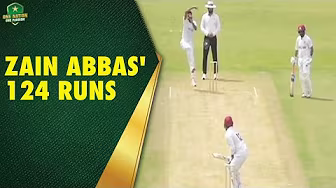 Zain Abbas' 124 Runs | Multan vs Karachi Blue | Hanif Muhammad Trophy 2025-26 | PCB