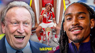 "NOT HIS CIGARS!" Neil Warnock REACTS to Djed Spence's England call-up and PRAISES his Spurs form! backdrop