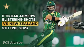 PCB Archive - Iftikhar Ahmed's Blistering Shots With the Bat | PAK vs NZ 5th T20I 2023 | M2B2A