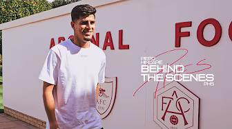 Piero Hincapie's first day at The Arsenal ✊ | BEHIND THE SCENES