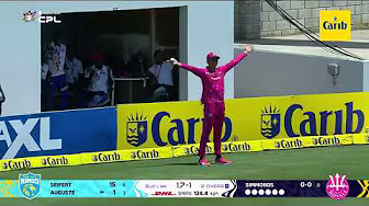 Chris Green Takes Terrific Catch! | CPL 2025 background
