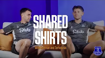 Things get HEATED 🔥😅 as Everton's Coleman and Tarkowski battle it out in our Shared Shirts quiz!