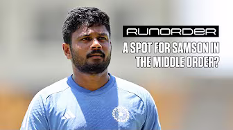 Does Samson get a place in India's starting XI?