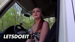 Hot Redhead Scarlett Scott Banged In The Forest By German Cock - LETSDOEIT