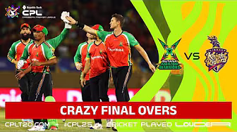 INCREDIBLE Finish to Warriors vs Knight Riders! | CPL 2025 poster backdrop