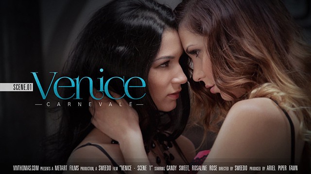 Lesbians dressed in sexy lingerie enjoy passionate sex