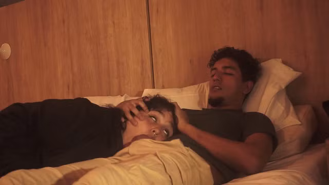 WITH MY STEPBROTHER WE WATCH A MOVIE AND I END UP FEELING HIS COCK IN MY MOUTH