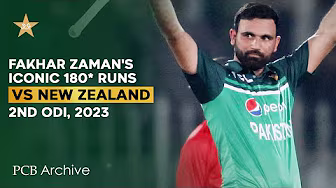 PCB Archive - Fakhar Zaman's Iconic 1️⃣8️⃣0️⃣* Runs in Rawalpindi | PAK vs NZ 2nd ODI 2023 | M2B2A background