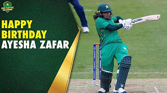 Happy Birthday to Ayesha Zafar | Opening batter featured in 32 ODIs and 26 T20Is