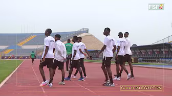 CAN U20-Egypt25: Reconnaissance du stade de Suez suivie de la 2e séance d'entraînement des lionceaux