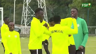 Séance d’entraînement d’après match Irlande-Sénégal
