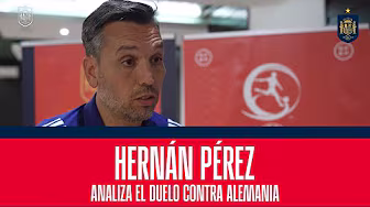 Hernán Pérez analiza el duelo contra Alemania | 🔴 SEFUTBOL background