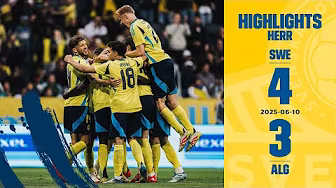 Målrik tillställning på Strawberry | Highlights Sverige–Algeriet 4–3 backdrop