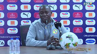 CAN U-20 - Egypt 25: Conférence de presse d'après match Sénégal 1-1 Centrafrique background