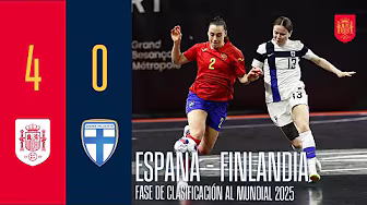 RESUMEN | FÚTBOL SALA FEMENINO | España 4-0 Finlandia | 🔴 SEFUTBOL background