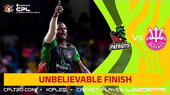 CRAZY Final Ball Thriller Between St Kitts vs Barbados! | CPL 2025