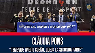 Clàudia Pons: "Tenemos medio sueño, queda la segunda parte" | 🔴 SEFUTBOL background